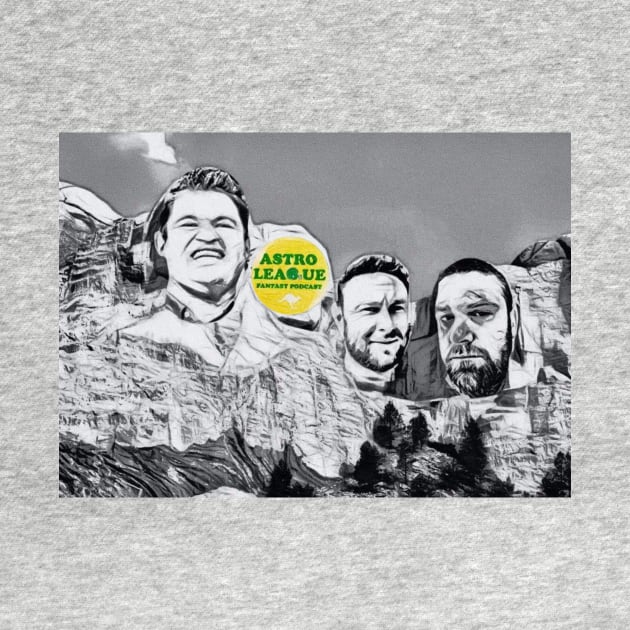 Mount Rushmore B/W by Aussie NFL Fantasy Show